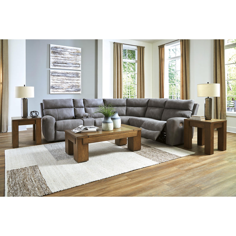 Signature Design by Ashley Next-Gen DuraPella Power Reclining Leather Look 6 pc Sectional 6100358/6100357/6100331/6100377/6100346/6100362 IMAGE 4