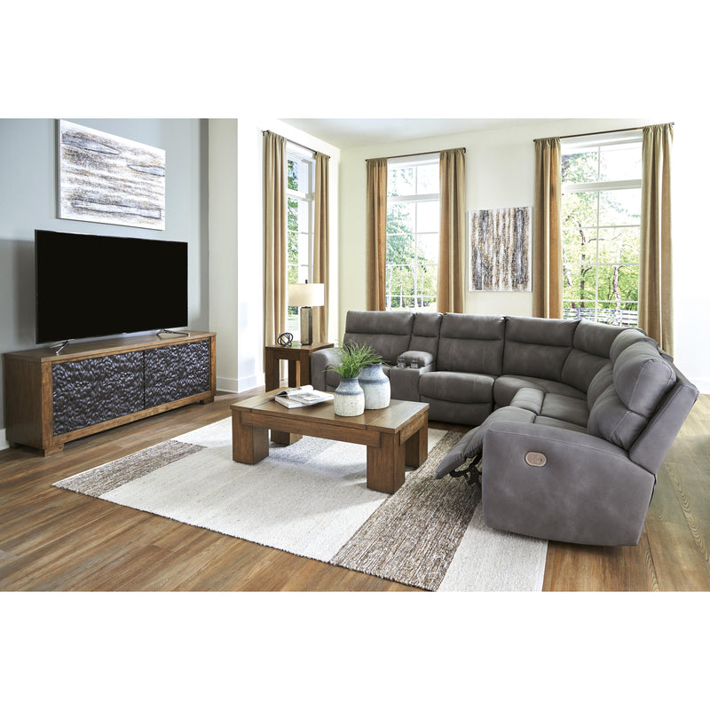 Signature Design by Ashley Next-Gen DuraPella Power Reclining Leather Look 6 pc Sectional 6100358/6100357/6100331/6100377/6100346/6100362 IMAGE 5