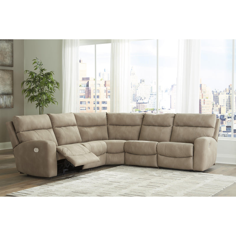 Signature Design by Ashley Next-Gen DuraPella Power Reclining Leather Look 5 pc Sectional 6100458/6100431/6100477/6100446/6100462 IMAGE 4