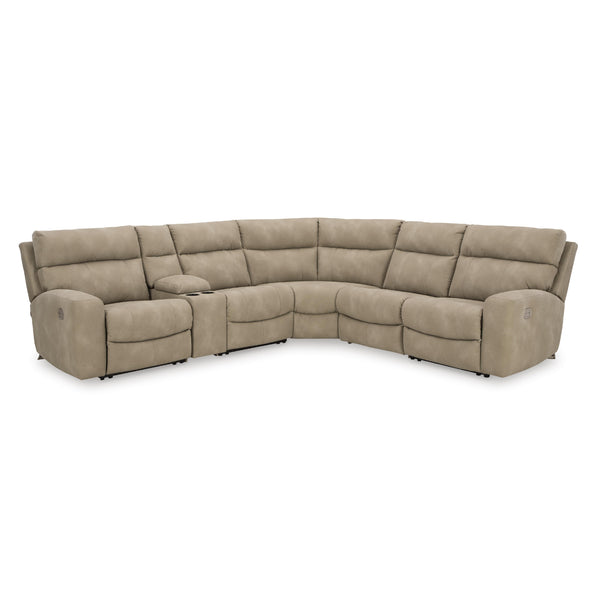 Signature Design by Ashley Next-Gen DuraPella Power Reclining Leather Look 6 pc Sectional 6100458/6100457/6100431/6100477/6100446/6100462 IMAGE 1