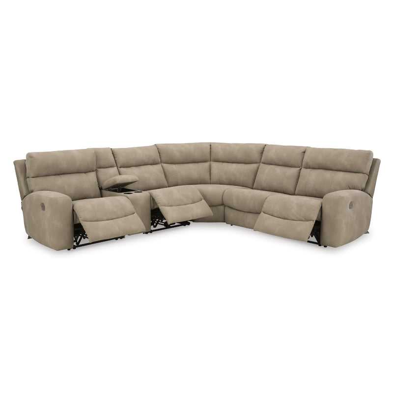 Signature Design by Ashley Next-Gen DuraPella Power Reclining Leather Look 6 pc Sectional 6100458/6100457/6100431/6100477/6100446/6100462 IMAGE 2