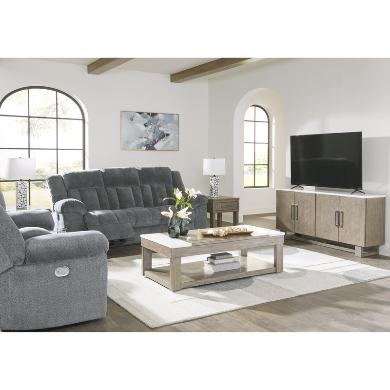 Signature Design by Ashley Tip-Off Power Reclining Fabric Loveseat 6930418 IMAGE 12