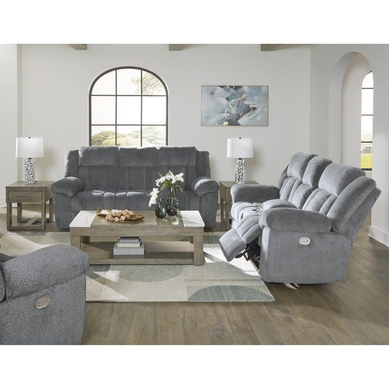 Signature Design by Ashley Tip-Off Power Reclining Fabric Loveseat 6930418 IMAGE 16