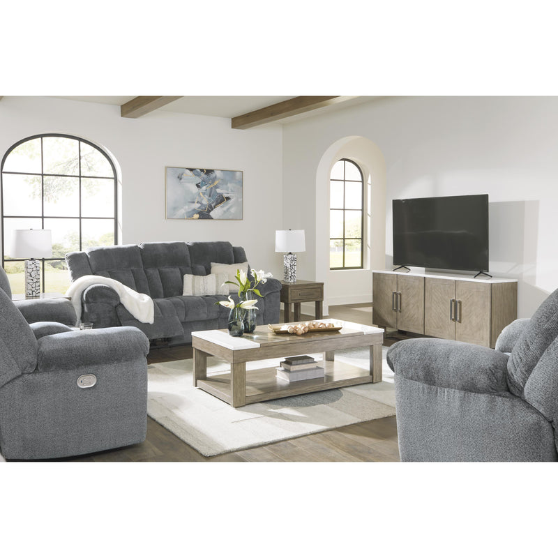 Signature Design by Ashley Tip-Off Power Reclining Fabric Loveseat 6930418 IMAGE 18