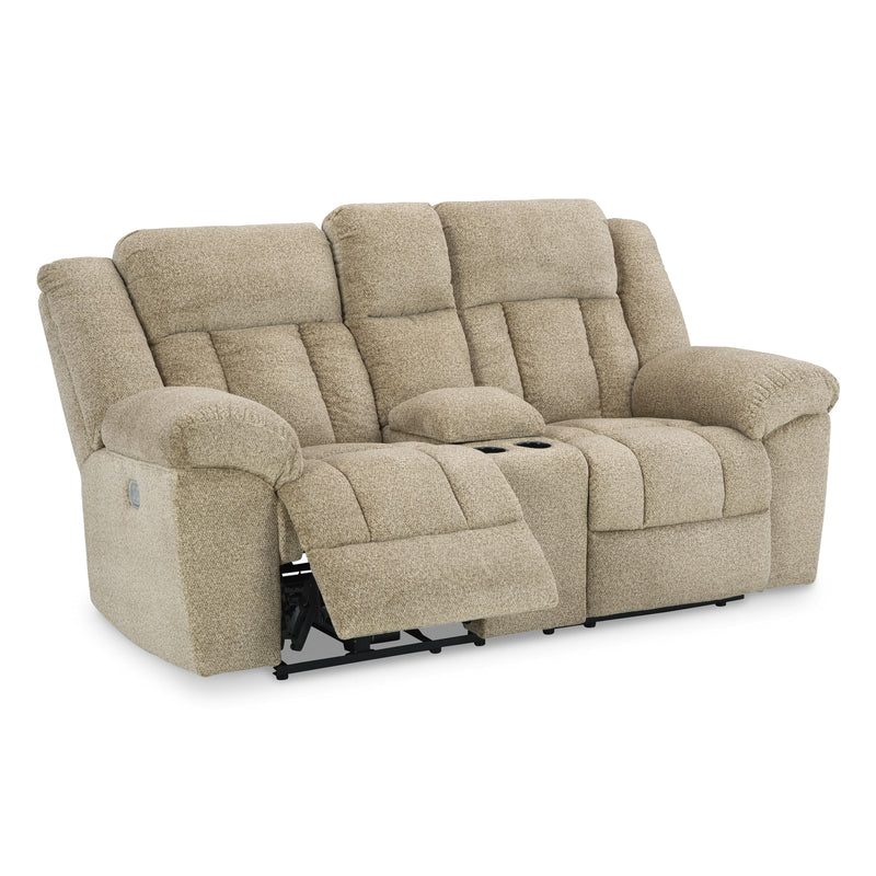Signature Design by Ashley Tip-Off Power Reclining Fabric Loveseat 6930518 IMAGE 2