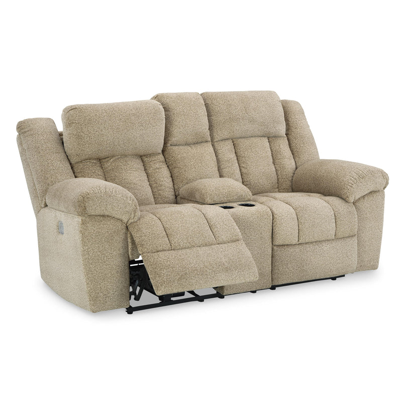 Signature Design by Ashley Tip-Off Power Reclining Fabric Loveseat 6930518 IMAGE 3