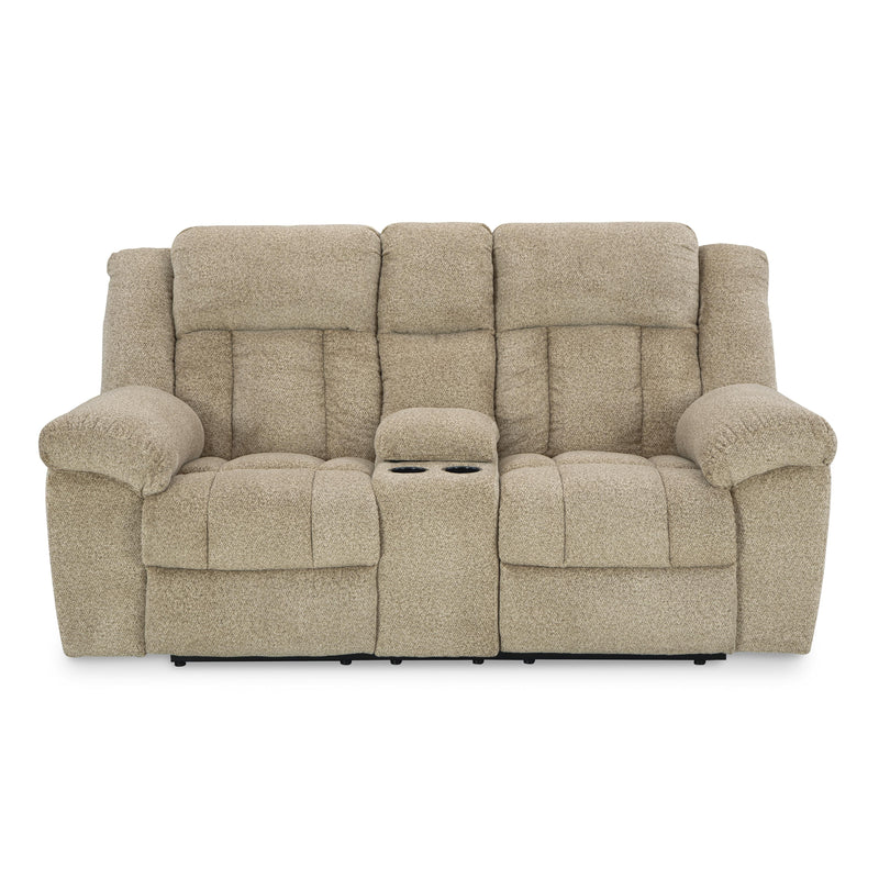 Signature Design by Ashley Tip-Off Power Reclining Fabric Loveseat 6930518 IMAGE 4