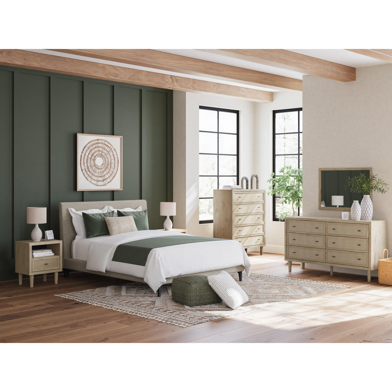 Signature Design by Ashley Cielden B1199-81 Queen Upholstered Bed with Roll Slats IMAGE 8