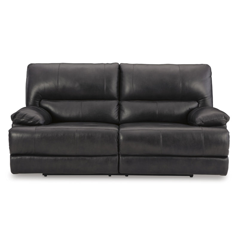 Signature Design by Ashley Mountainous Power Reclining Leather Match Sofa U6580147 IMAGE 3