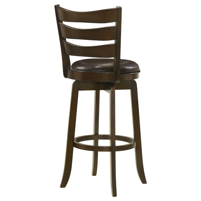 Coaster Furniture Murphy 181369 Wood Pub Height Swivel Bar Chair - Dark Brown IMAGE 7