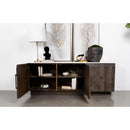  Coaster Furniture Dennis 190655 3-door Marble Top Sideboard Buffet - Tobacco Grey IMAGE 8