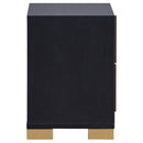 Coaster Furniture Marceline 222832 2-Drawer Nightstand - Black IMAGE 9