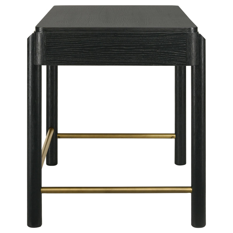  Coaster Furniture Arini 224337 2-Drawer Vanity Desk Makeup Table - Black IMAGE 10