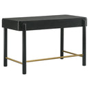  Coaster Furniture Arini 224337 2-Drawer Vanity Desk Makeup Table - Black IMAGE 7