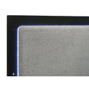  Coaster Furniture Caraway 224781KW Wood California King LED Panel Bed - Black IMAGE 6