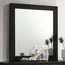  Coaster Furniture Caraway 224784 Dresser Mirror - Black IMAGE 2