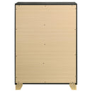  Coaster Furniture Caraway 224785 4-Drawer Bedroom Chest - Black IMAGE 7