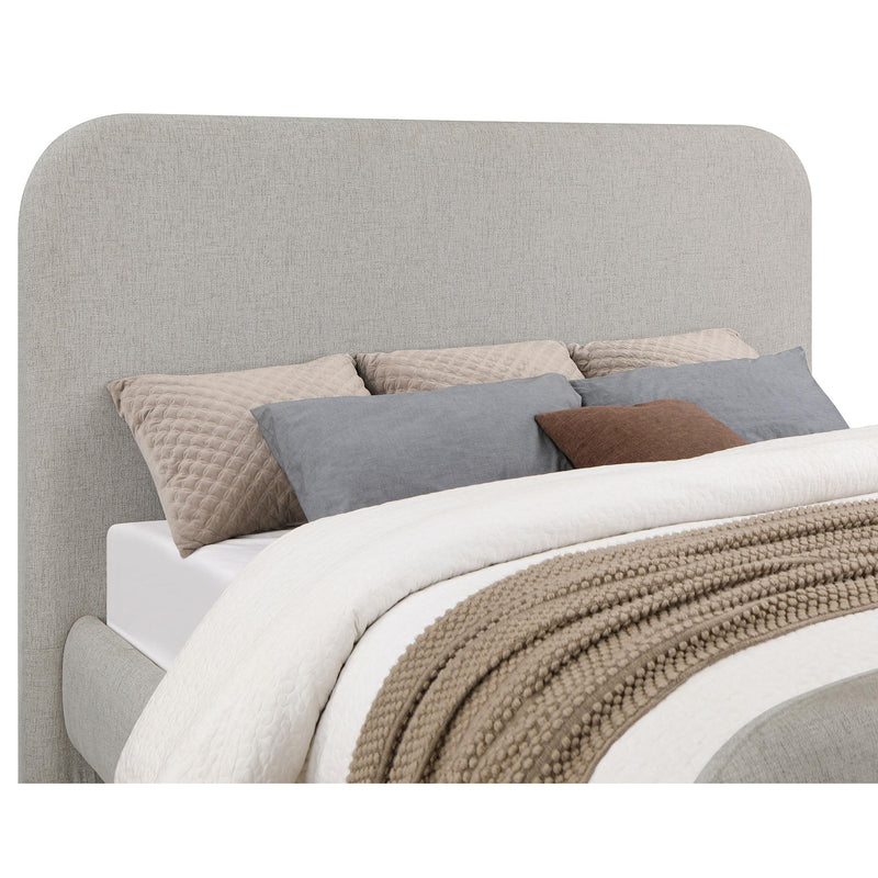  Coaster Furniture Wren 302052Q Upholstered Queen Panel Bed - Grey IMAGE 6