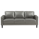  Coaster Furniture Ruth 508365 Upholstered Track Arm Sofa - Grey IMAGE 3