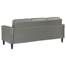  Coaster Furniture Ruth 508365 Upholstered Track Arm Sofa - Grey IMAGE 6