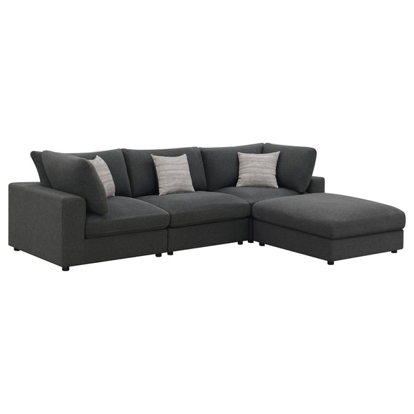 Coaster Furniture Serene Fabric 4 pc Sectional 551324-SETB IMAGE 1