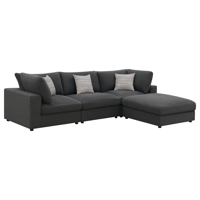 Coaster Furniture Serene Fabric 4 pc Sectional 551324-SETB IMAGE 1