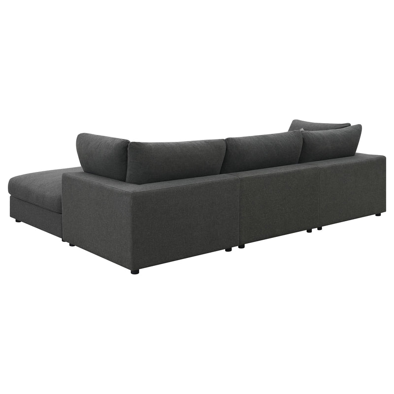 Coaster Furniture Serene Fabric 4 pc Sectional 551324-SETB IMAGE 3