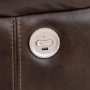 Coaster Furniture Sycamore 610200P Upholstered Power Reclining Sectional Sofa - Grey IMAGE 9