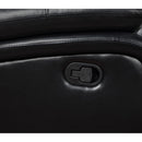  Coaster Furniture Camila 610244 Upholstered Motion Reclining Sofa - Black IMAGE 9