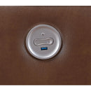  Coaster Furniture Greenfield 610266P Upholstered Power Recliner Chair - Saddle Brown IMAGE 10