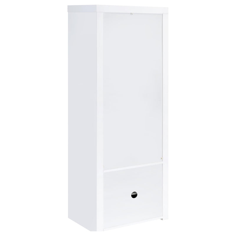 Coaster Furniture Jude 704251-SET 3-Piece Entertainment Center with 71" TV Stand - White High Gloss IMAGE 11
