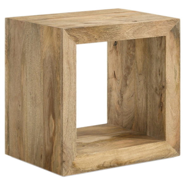  Coaster Furniture Benton 704837 Rectangular Solid Wood End Table - Natural IMAGE 1