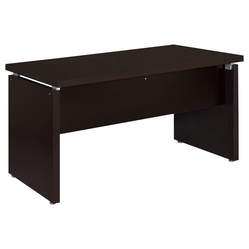 Coaster Furniture Skylar 800891L Engineered Wood L-Shape Computer Desk - Cappuccino IMAGE 6