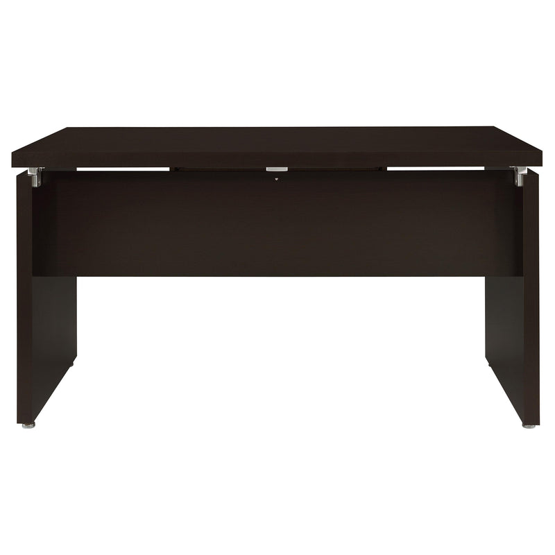 Coaster Furniture Skylar 800891L Engineered Wood L-Shape Computer Desk - Cappuccino IMAGE 7