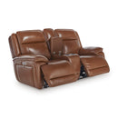 Signature Design by Ashley Healy Pier U1120418 Power Reclining Loveseat with Console and Adjustable Headrest IMAGE 2