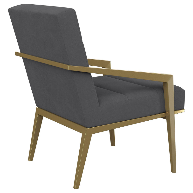 Coaster Furniture Kirra 903144 Upholstered Metal Arm Accent Chair - Dark Grey IMAGE 7