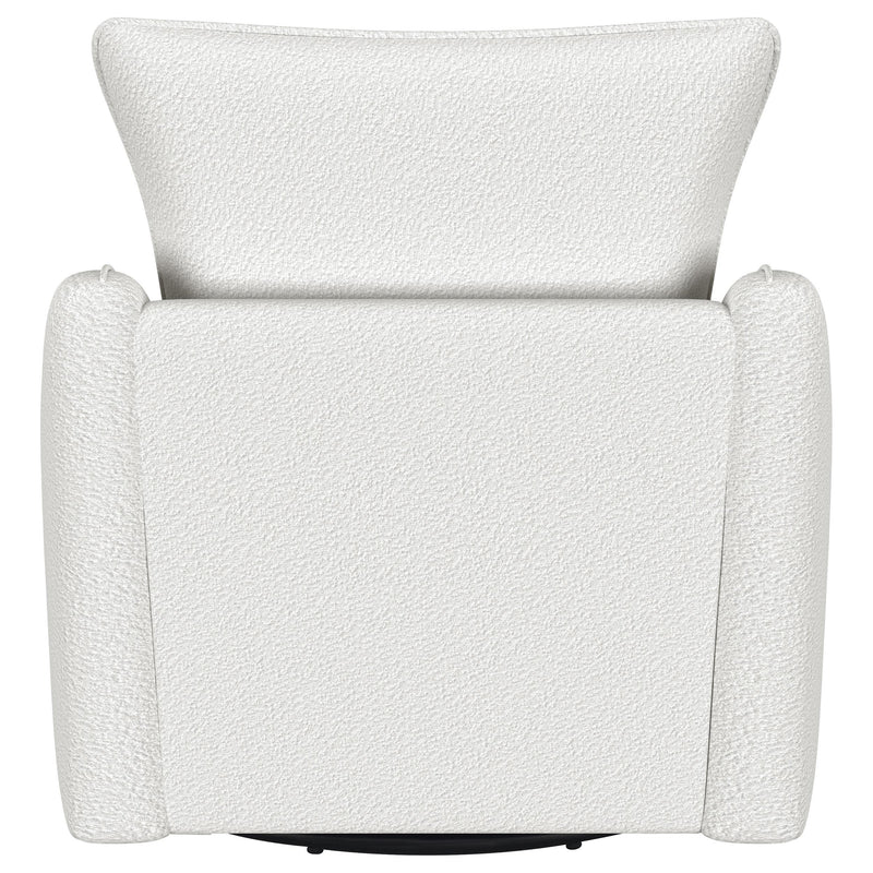 Coaster Furniture Madia 903391 Upholstered Sloped Arm Swivel Glider Chair - Vanilla IMAGE 6