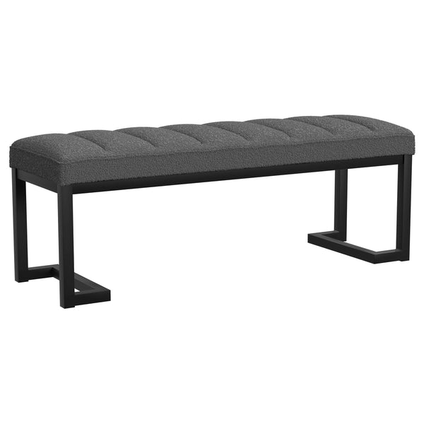 Coaster Furniture Mesa 907516 Upholstered Entryway Accent Bench - Charcoal IMAGE 1