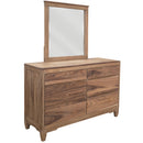 International Furniture Direct Parota Nova 6-Drawer Dresser IFD6211DSR IMAGE 2