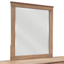 International Furniture Direct Parota Nova Dresser Mirror IFD6211MIR IMAGE 1