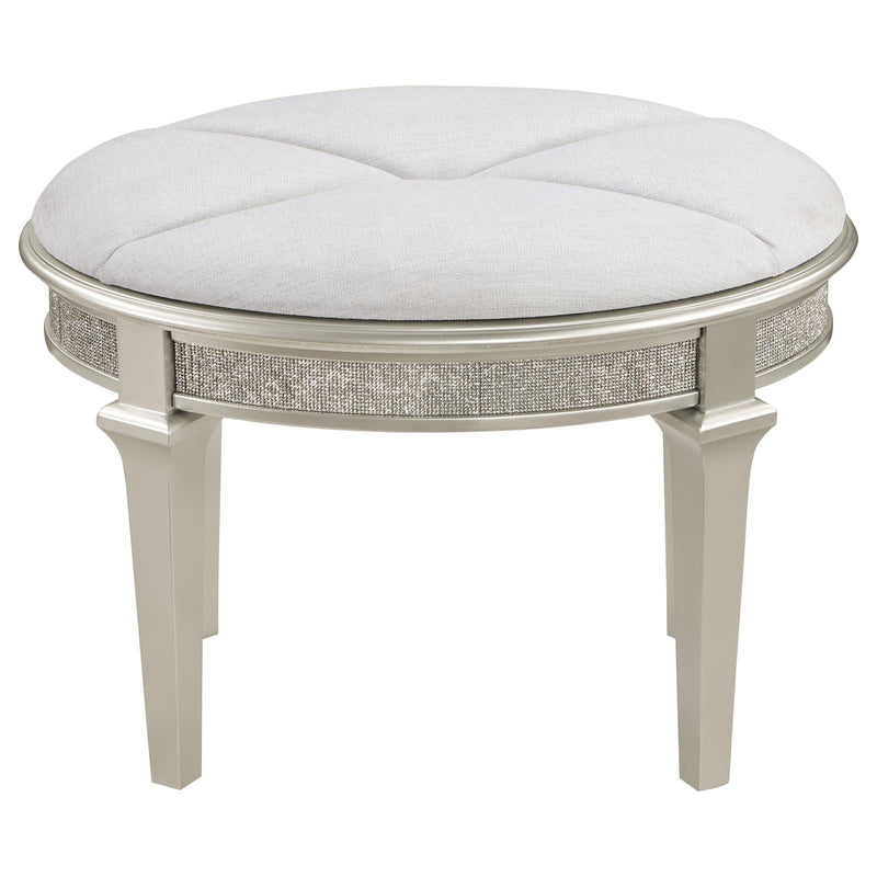  Coaster Furniture Evangeline 223397-SET 4-drawer Vanity Set with Stool - Silver Oak IMAGE 10