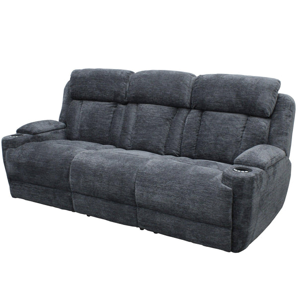 Parker Living Dalton MDAL#834PH-LCH Lucky Charcoal Power Reclining Sofa with Drop Down Table IMAGE 1