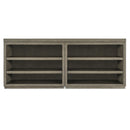 Hooker Furniture 6150-10911-85 Linville Falls 72" Credenza with Two Open Desk Cabinets IMAGE 3