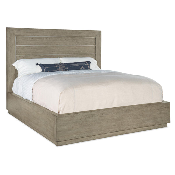 Hooker Furniture 6150-90266-85 Linville Falls Mill Ridge King Panel Bed IMAGE 1