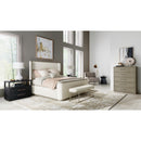 Hooker Furniture 6150-90450-85 Linville Falls Boones Queen Upholstered Shelter Bed IMAGE 3