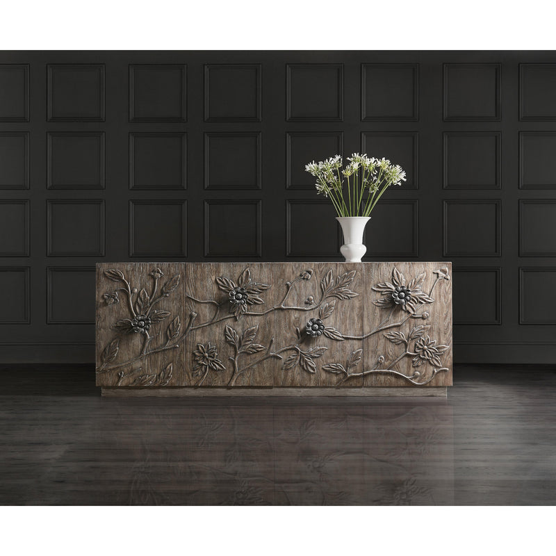 Hooker Furniture 628-85103-85 Melange Florence Four Door Credenza IMAGE 4