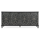 Hooker Furniture 628-85104-99 Melange Madeline Four Door Credenza IMAGE 3