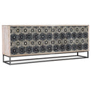 Hooker Furniture 628-85111-02 Melange Whitmore Four Door Credenza IMAGE 1