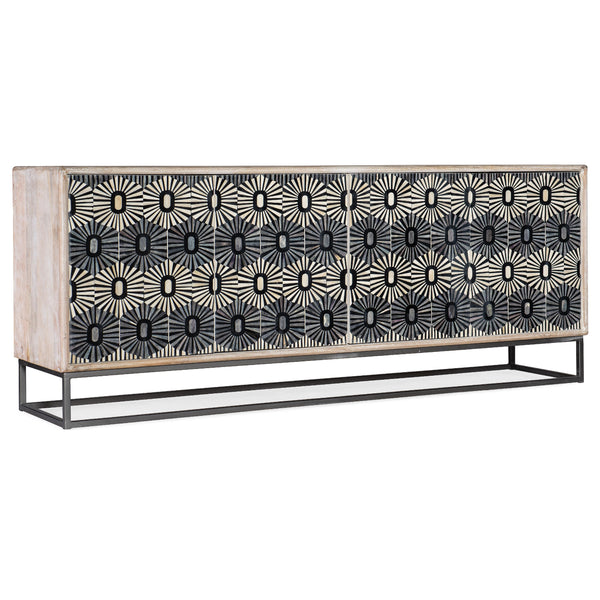Hooker Furniture 628-85111-02 Melange Whitmore Four Door Credenza IMAGE 1