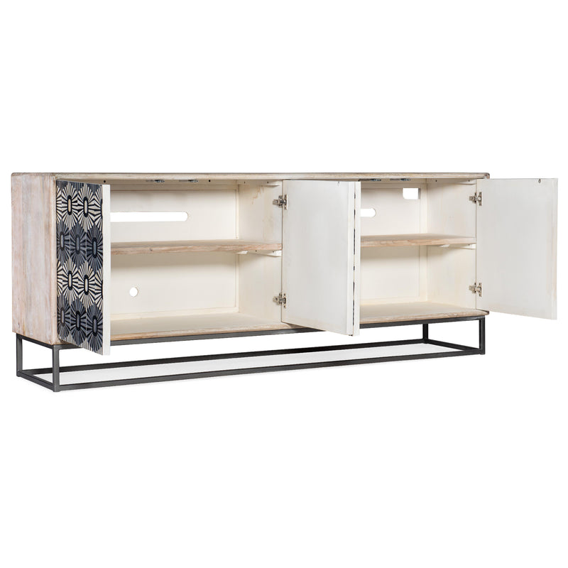 Hooker Furniture 628-85111-02 Melange Whitmore Four Door Credenza IMAGE 2
